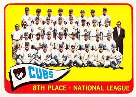 cubs roster 1965